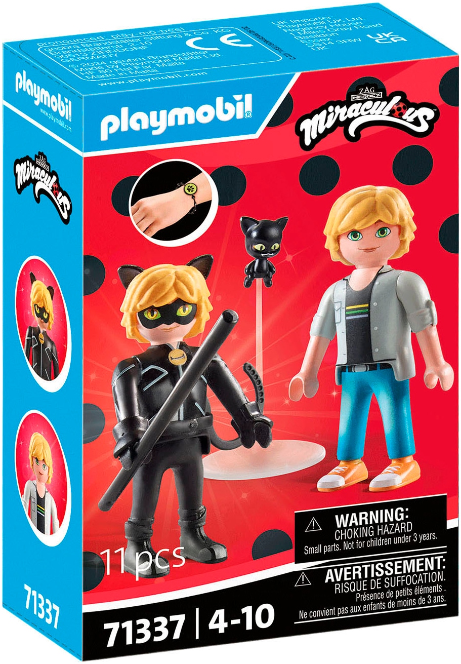 Playmobil® Konstruktions-Spielset »Miraculous: Adrien & Cat Noir (71337), Miraculous«, (11 St.), Made in Europe von Playmobil®