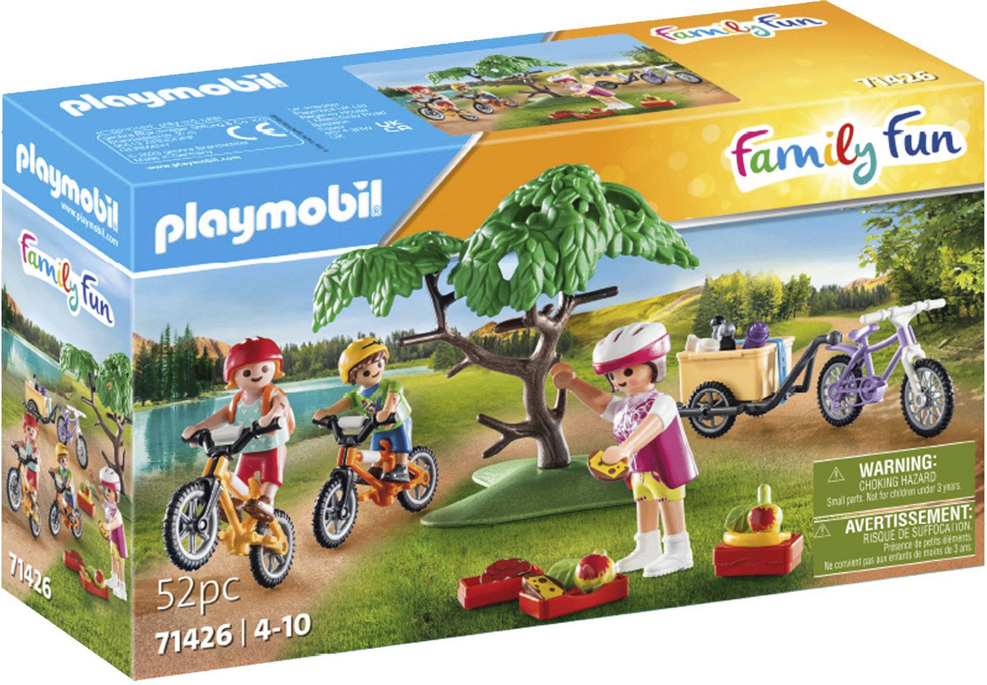 Playmobil® Konstruktions-Spielset »Mountainbike-Tour (71426), Family & Fun«, (52 St.) von Playmobil®