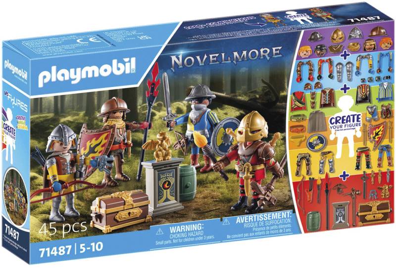 Playmobil® Konstruktions-Spielset »Novelmore, Ritter von Novelmore (71487), My Figures«, (45 St.), Made in Europe von Playmobil®