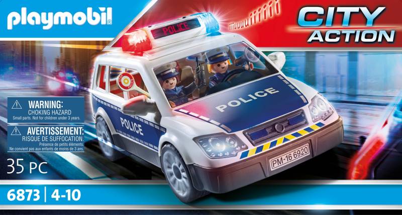 Playmobil® Konstruktions-Spielset »Polizei-Einsatzwagen (6873), My Action Heroes«, (35 St.), Made in Germany von Playmobil®