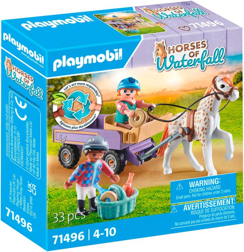 Playmobil® Konstruktions-Spielset »Ponykutsche (71496), Horses of Waterfall«, (33 St.), Made in Europe von Playmobil®