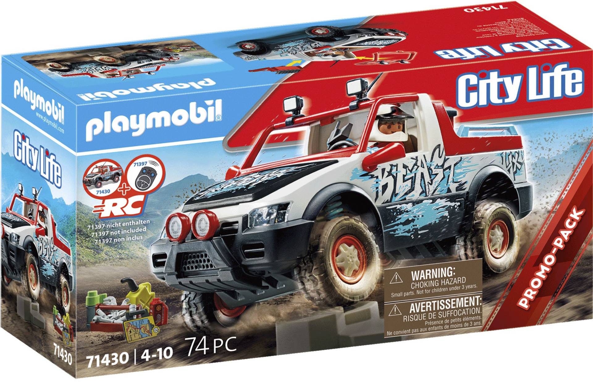 Playmobil® Konstruktions-Spielset »Rally-Car (71430), My City Life«, (74 St.) von Playmobil®