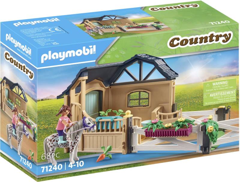 Playmobil® Konstruktions-Spielset »Reitstallerweiterung (71240), Country«, (68 St.), Made in Germany von Playmobil®