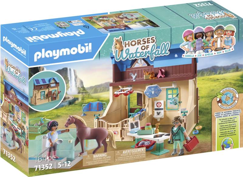 Playmobil® Konstruktions-Spielset »Reittherapie & Tierarztpraxis (71352), Horses of Waterfall«, (164 St.) von Playmobil®