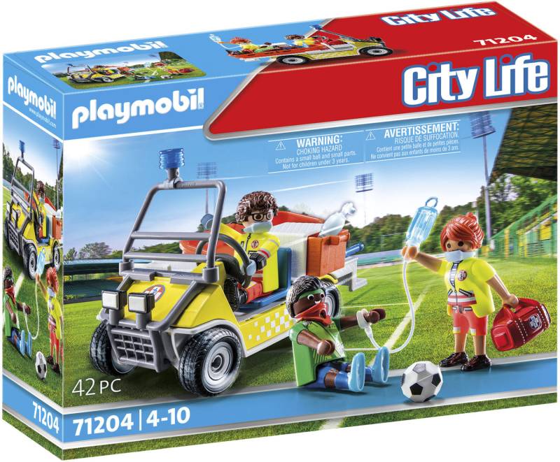 Playmobil® Konstruktions-Spielset »Rettungscaddy (71204), My City Life«, Made in Europe von Playmobil®