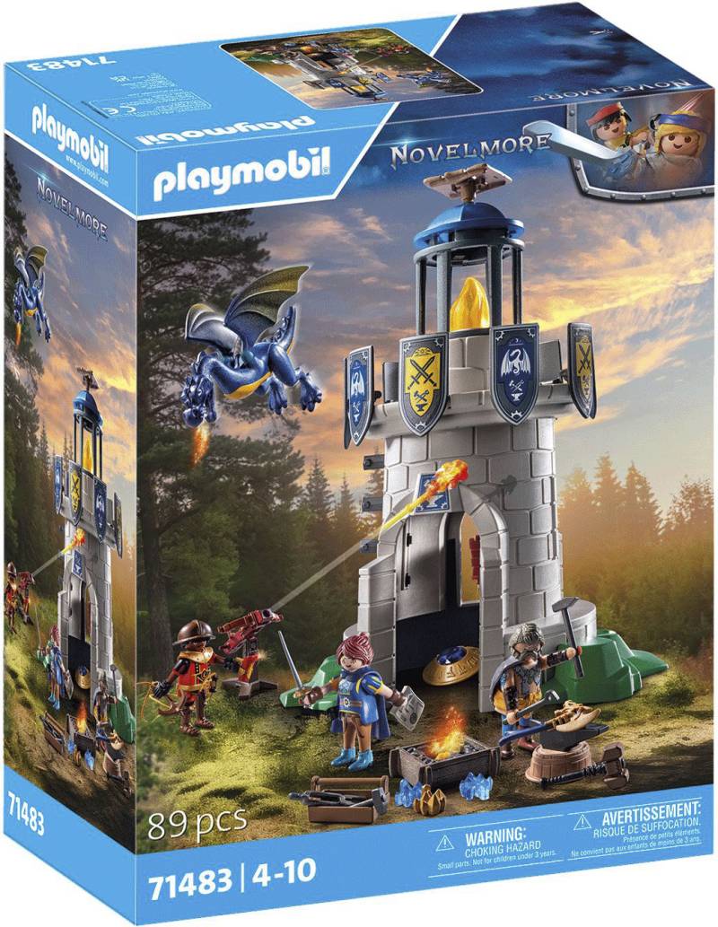 Playmobil® Konstruktions-Spielset »Ritterturm mit Schmied und Drache (71483), Novelmore«, (89 St.), Made in Europe von Playmobil®