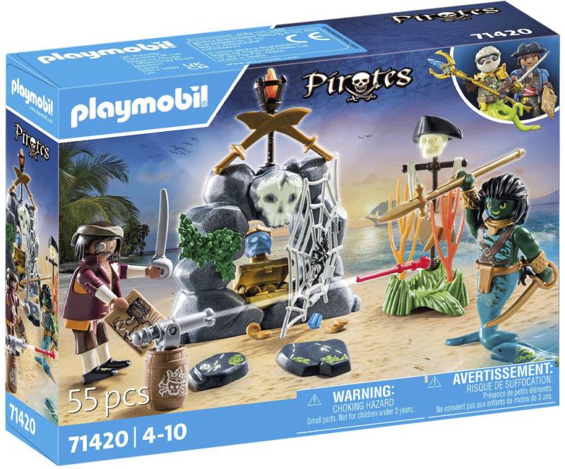 Playmobil® Konstruktions-Spielset »Schatzsuche (71420), Pirates«, (55 St.), Made in Europe von Playmobil®