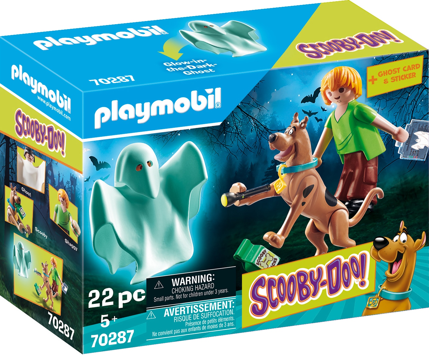 Playmobil® Konstruktions-Spielset »Scooby & Shaggy mit Geist (70287), SCOOBY-DOO!«, (22 St.), Made in Europe von Playmobil®