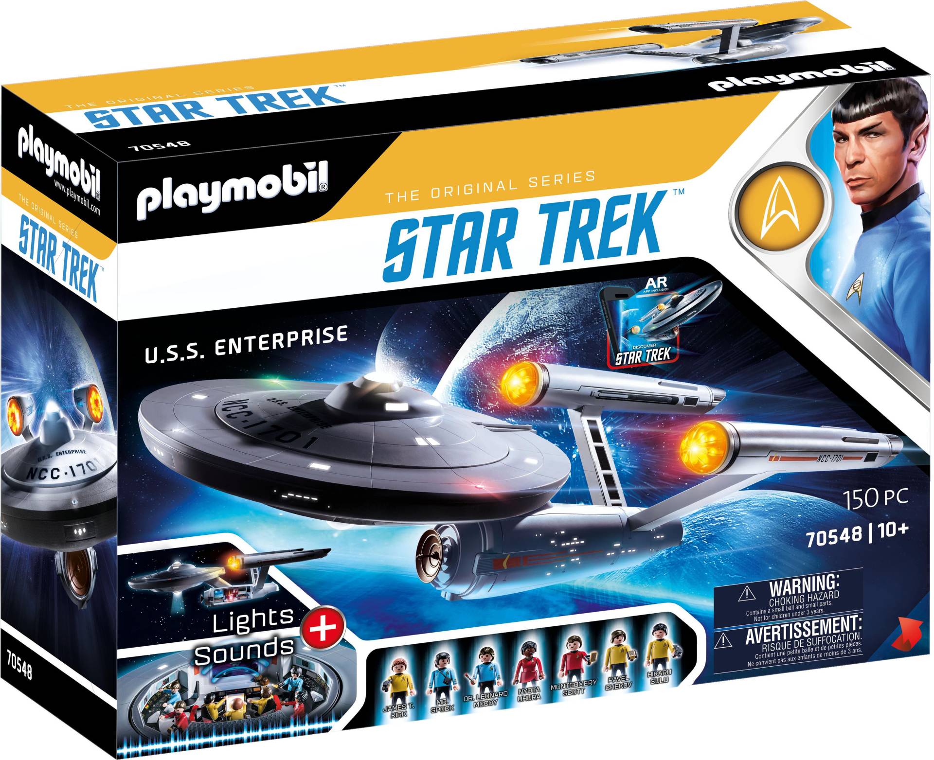 Playmobil® Konstruktions-Spielset »Star Trek - U.S.S. Enterprise NCC-1701 (70548)«, (150 St.), Made in Europe von Playmobil®