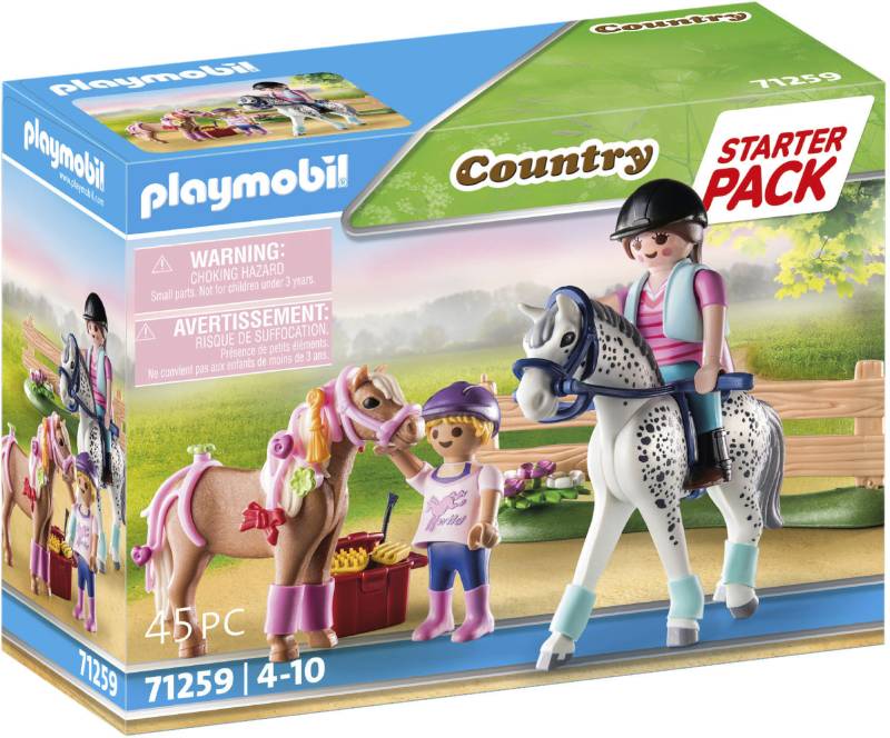 Playmobil® Konstruktions-Spielset »Starter Pack, Pferdepflege (71259), Country«, (45 St.), Made in Europe von Playmobil®