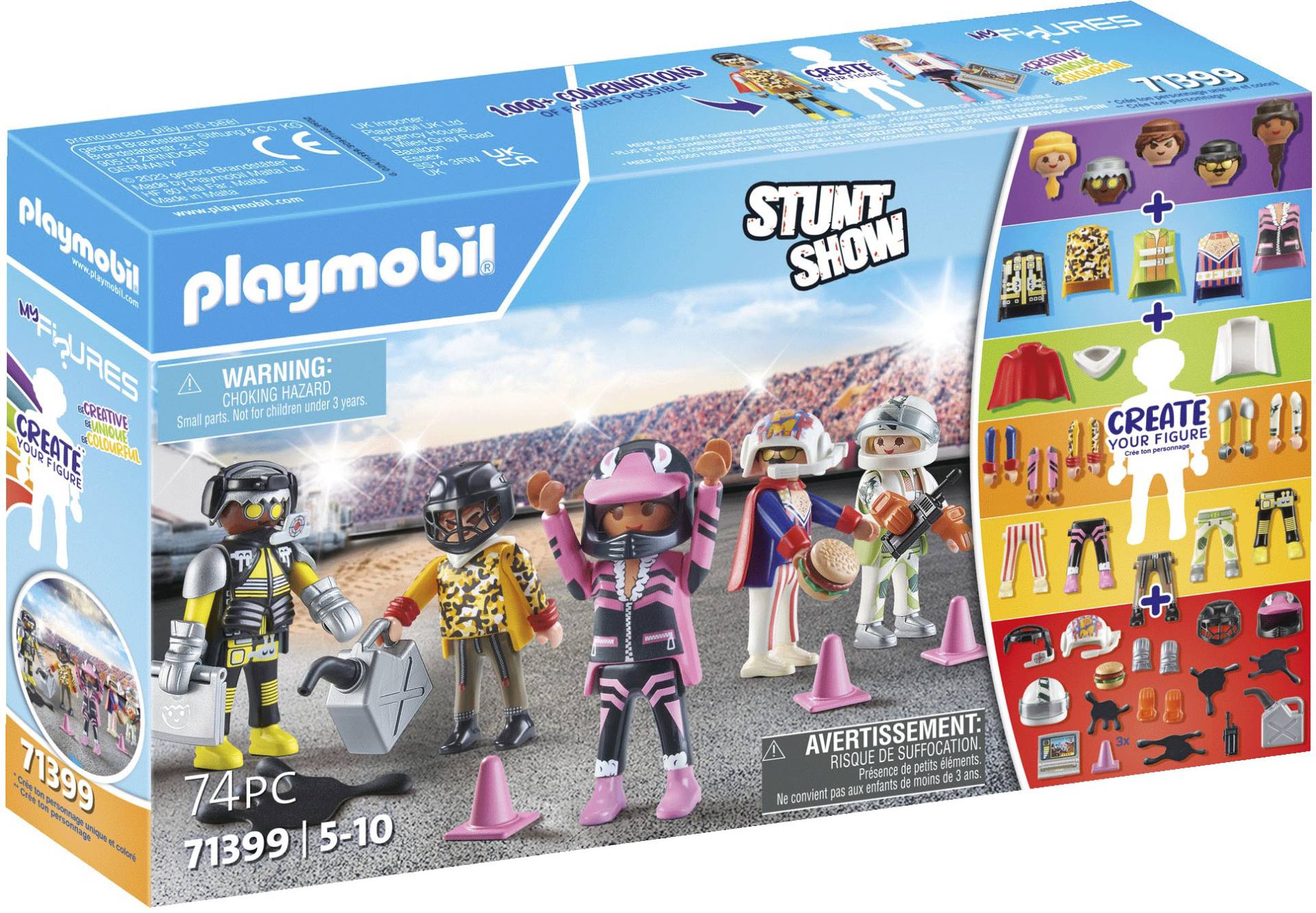 Playmobil® Konstruktions-Spielset »Stuntshow (71399), My Figures«, (74 St.) von Playmobil®