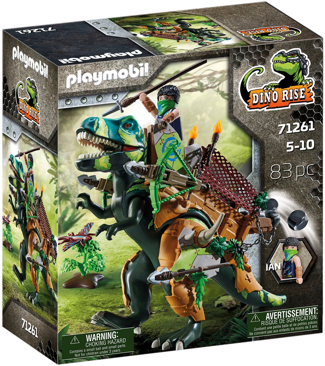 Playmobil® Konstruktions-Spielset »T-Rex (71261), Dino Rise«, (83 St.), Made in Europe von Playmobil®