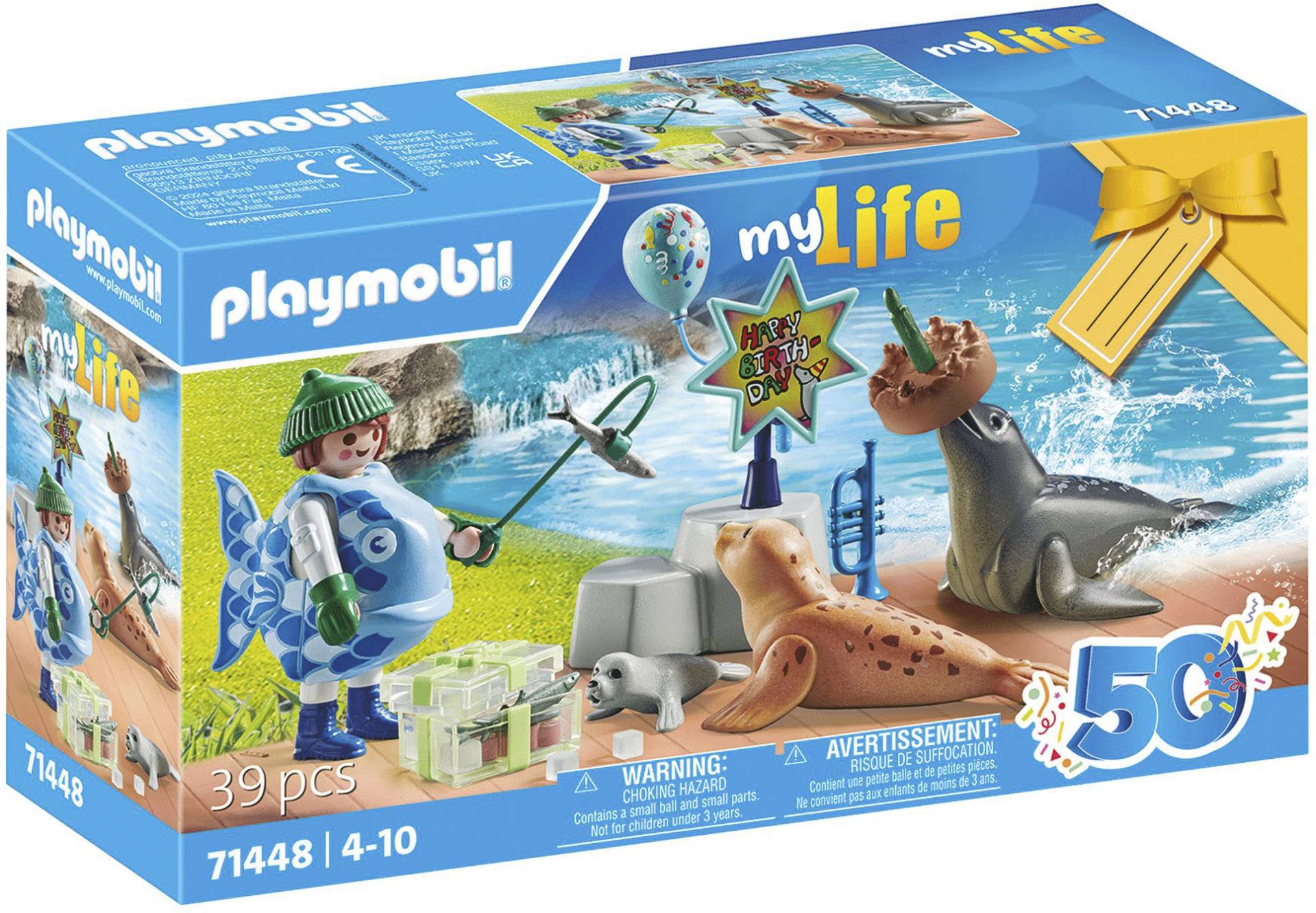 Playmobil® Konstruktions-Spielset »Tierfütterung (71448), Family Fun«, (39 St.), Made in Europe von Playmobil®