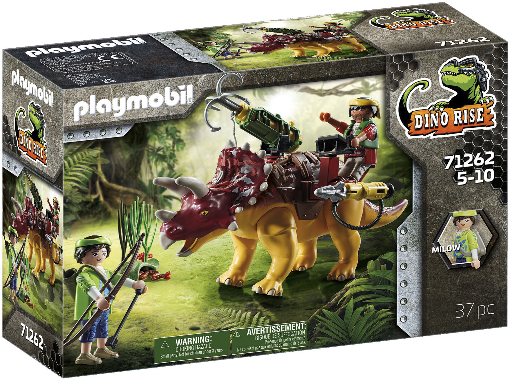 Playmobil® Konstruktions-Spielset »Triceratops (71262), Dino Rise«, (37 St.), Made in Europe von Playmobil®