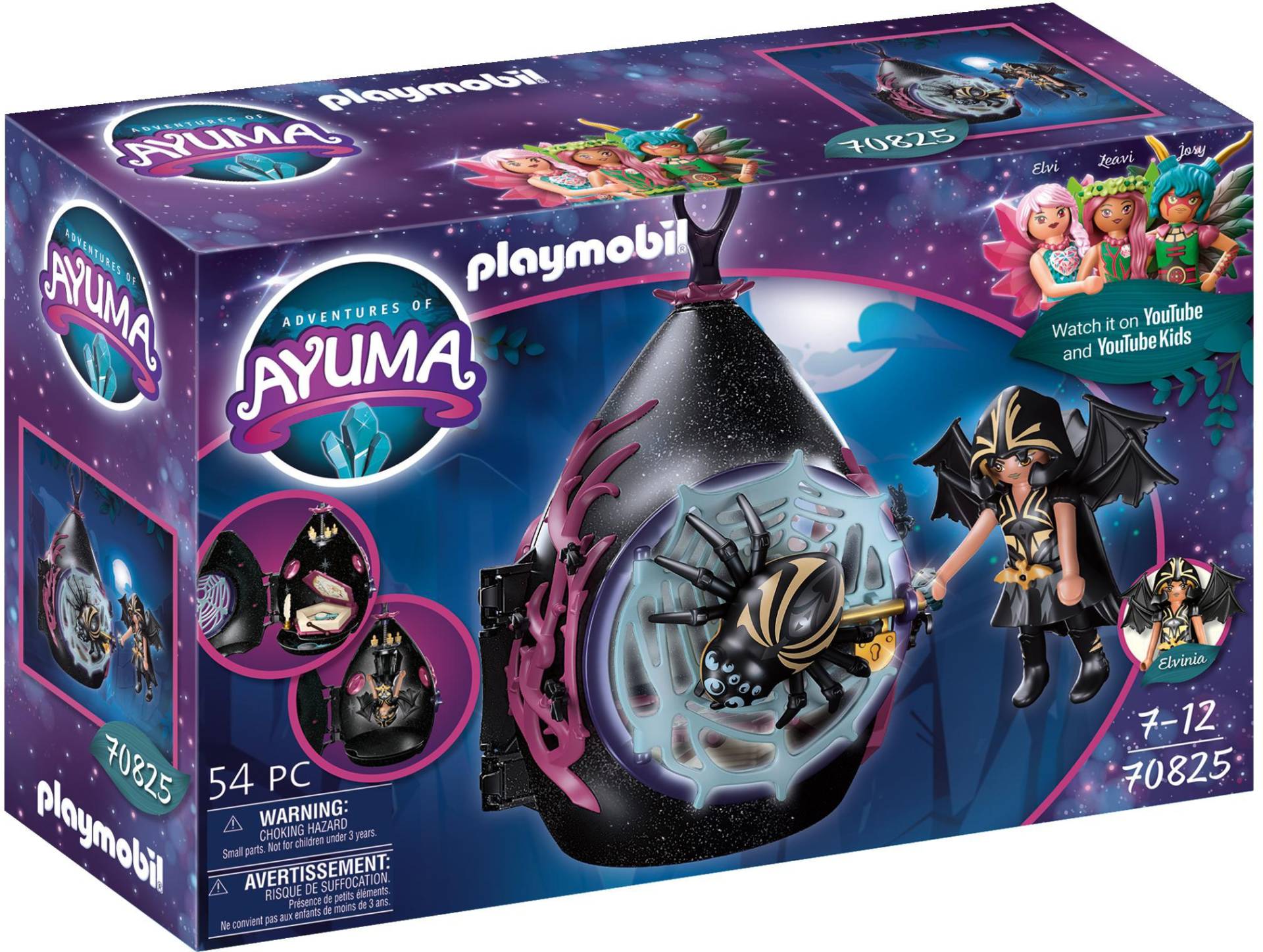 Playmobil® Konstruktions-Spielset »Unterschlupf der Bat Fairies (70825), Adventures of Ayuma«, (54 St.), Made in Germany von Playmobil®