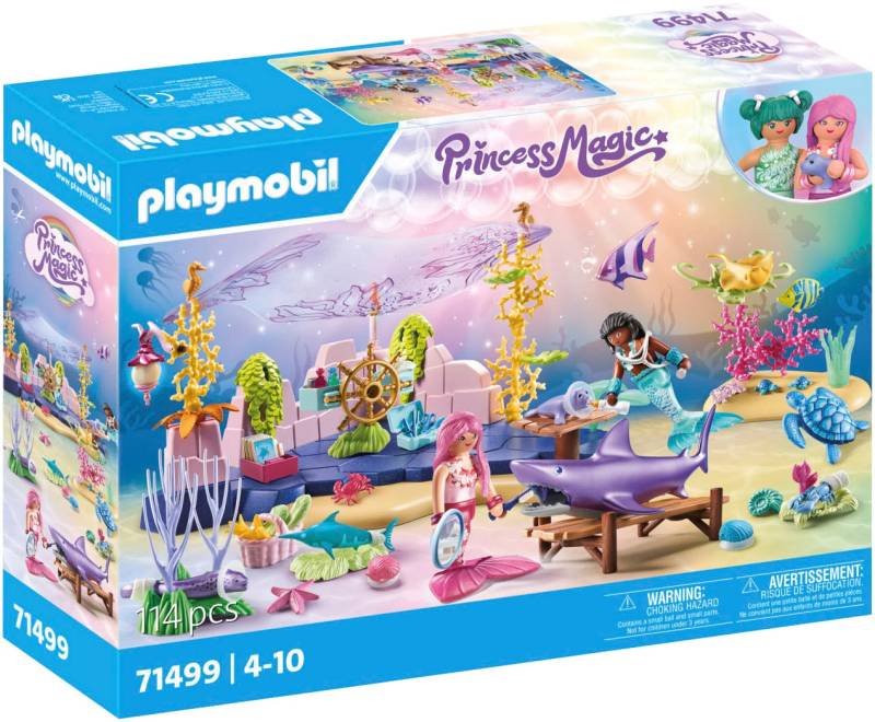 Playmobil® Konstruktions-Spielset »Unterwasser-Tierpflege der Meeresbewohner (71499)«, (114 St.), Playmobil Princess Magic; Made in Germany von Playmobil®