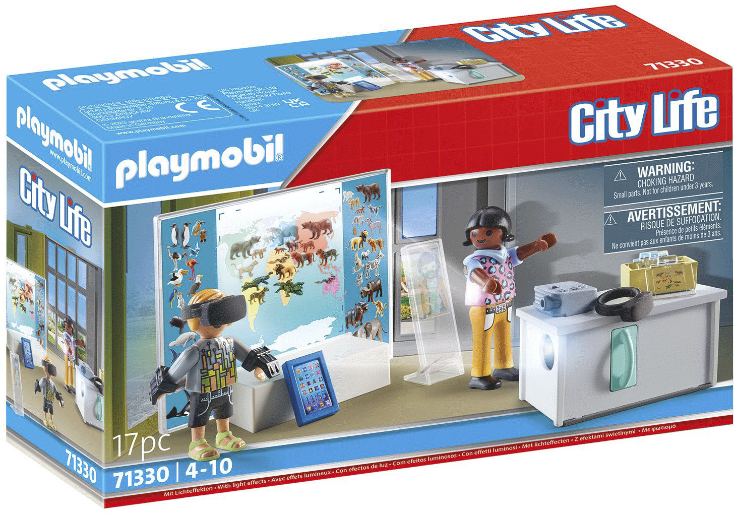 Playmobil® Konstruktions-Spielset »Virtuelles Klassenzimmer (71330), City Life«, (17 St.), mit Licht; Made in Germany von Playmobil®