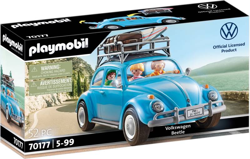 Playmobil® Konstruktions-Spielset »Volkswagen Käfer (70177)«, (52 St.), VW Lizenz von Playmobil®