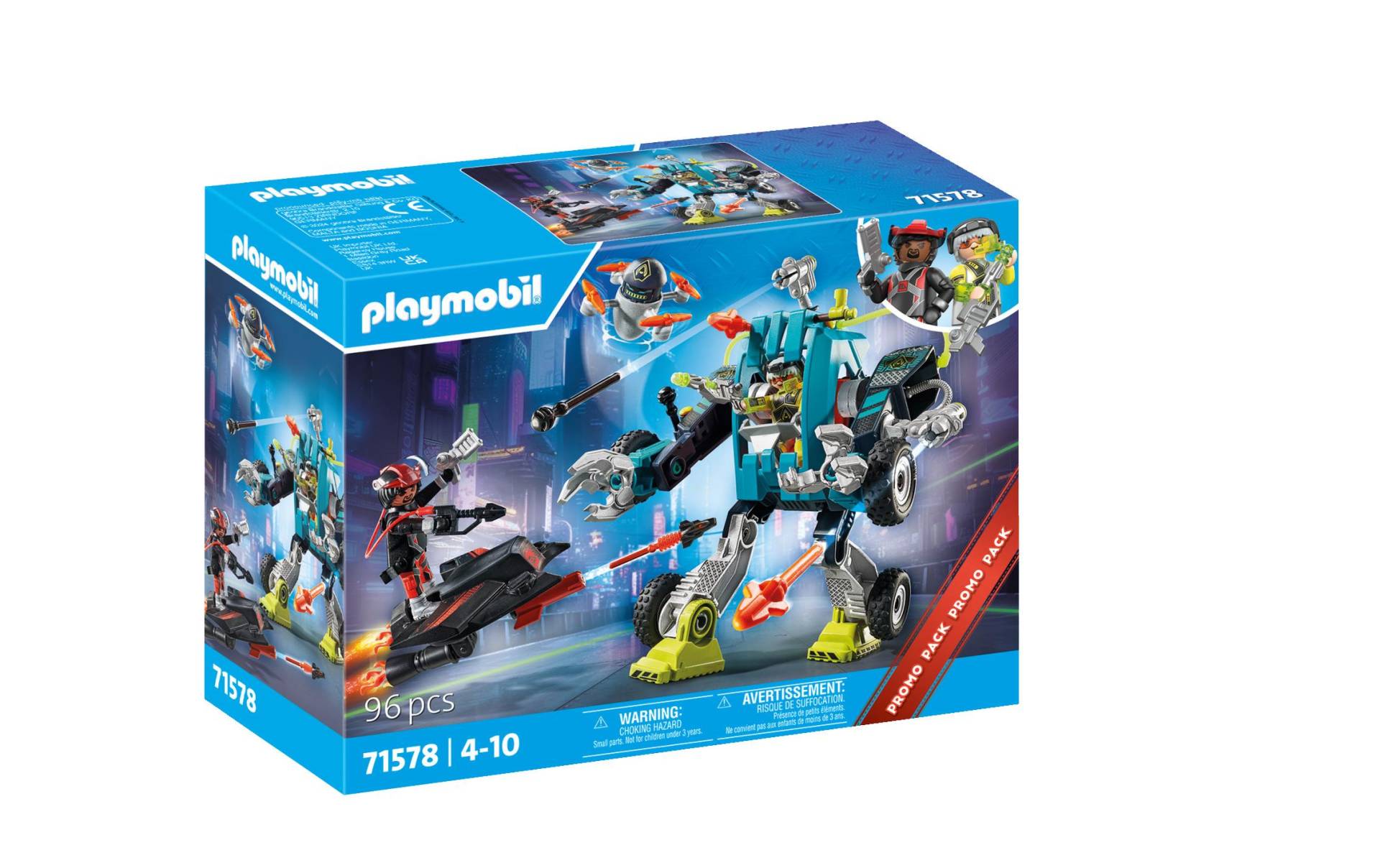 Playmobil® Spielbausteine »50 Jahre Playmobil Roboter vs. Fluggleiter 71578« von Playmobil®