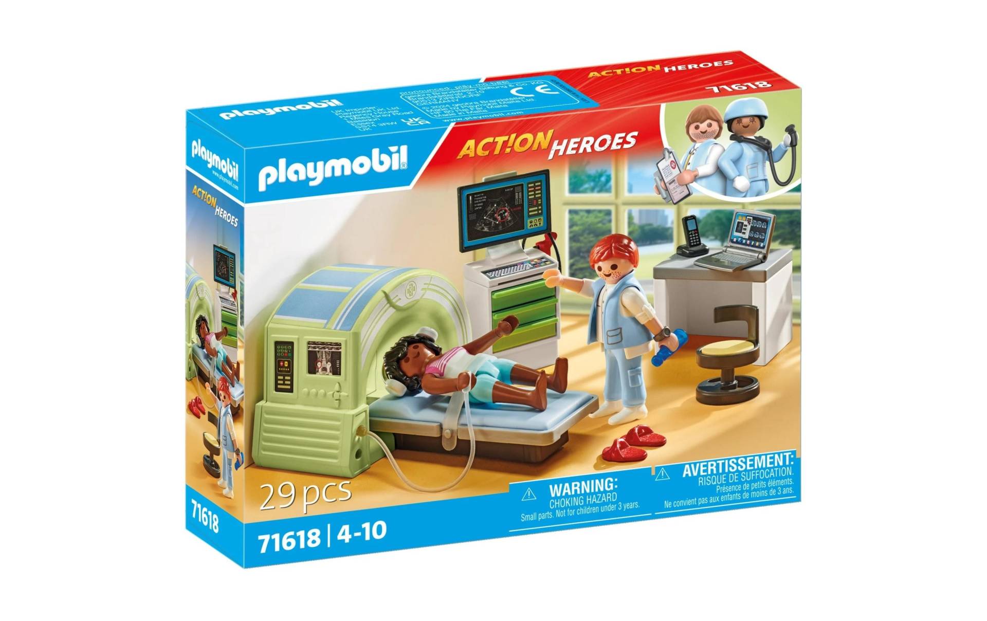 Playmobil® Spielbausteine »Action Heroes MRT mit Patient 71618«, (29 St.) von Playmobil®