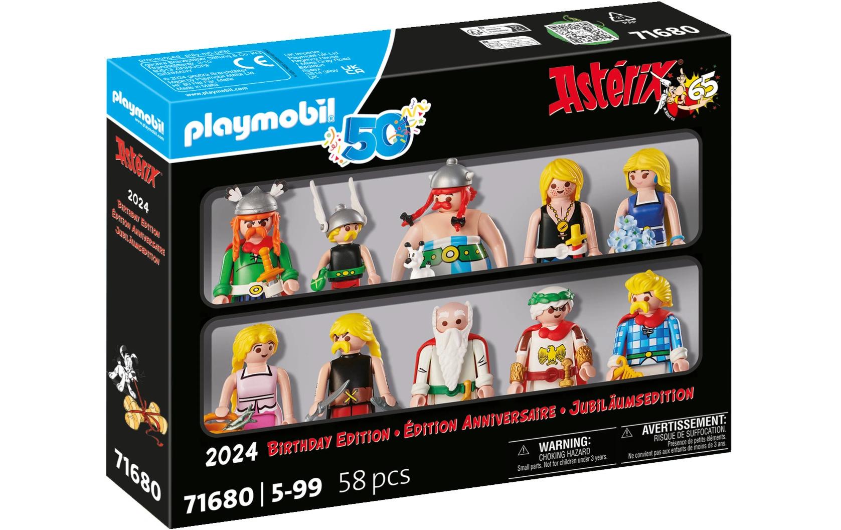 Playmobil® Spielbausteine »Asterix Figurenset 2024 Jubiläumsedition 71680«, (58 St.) von Playmobil®