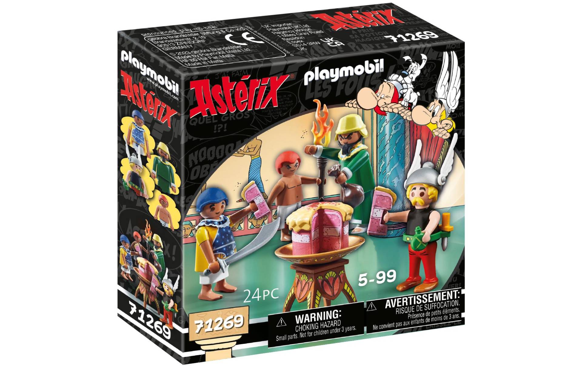 Playmobil® Spielbausteine »Asterix Pyradonis' vergiftete Torte 71269«, (24 St.)