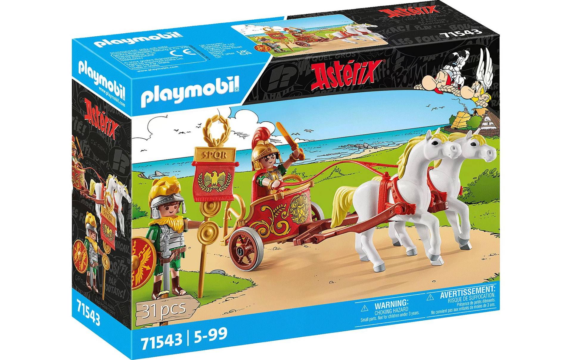 Playmobil® Spielbausteine »Asterix Römischer Streitwagen 71543«, (31 St.) von Playmobil®