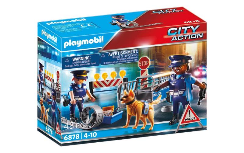 Playmobil® Spielbausteine »City Action Police-Strassensperre 6878«, (429 St.) von Playmobil®