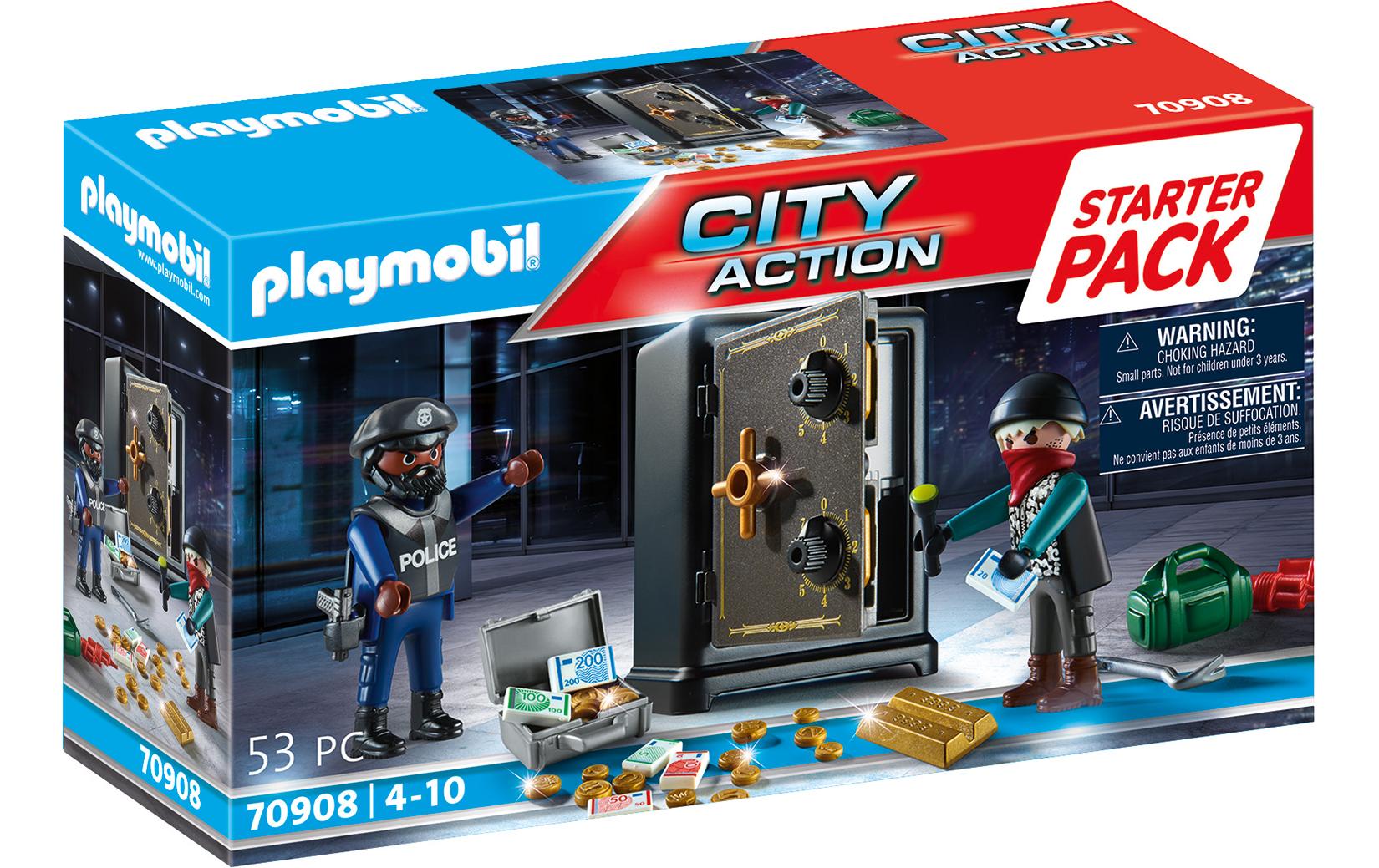 Playmobil® Spielbausteine »City Action Starter Pack Tresorknacker 70908«, (53 St.) von Playmobil®