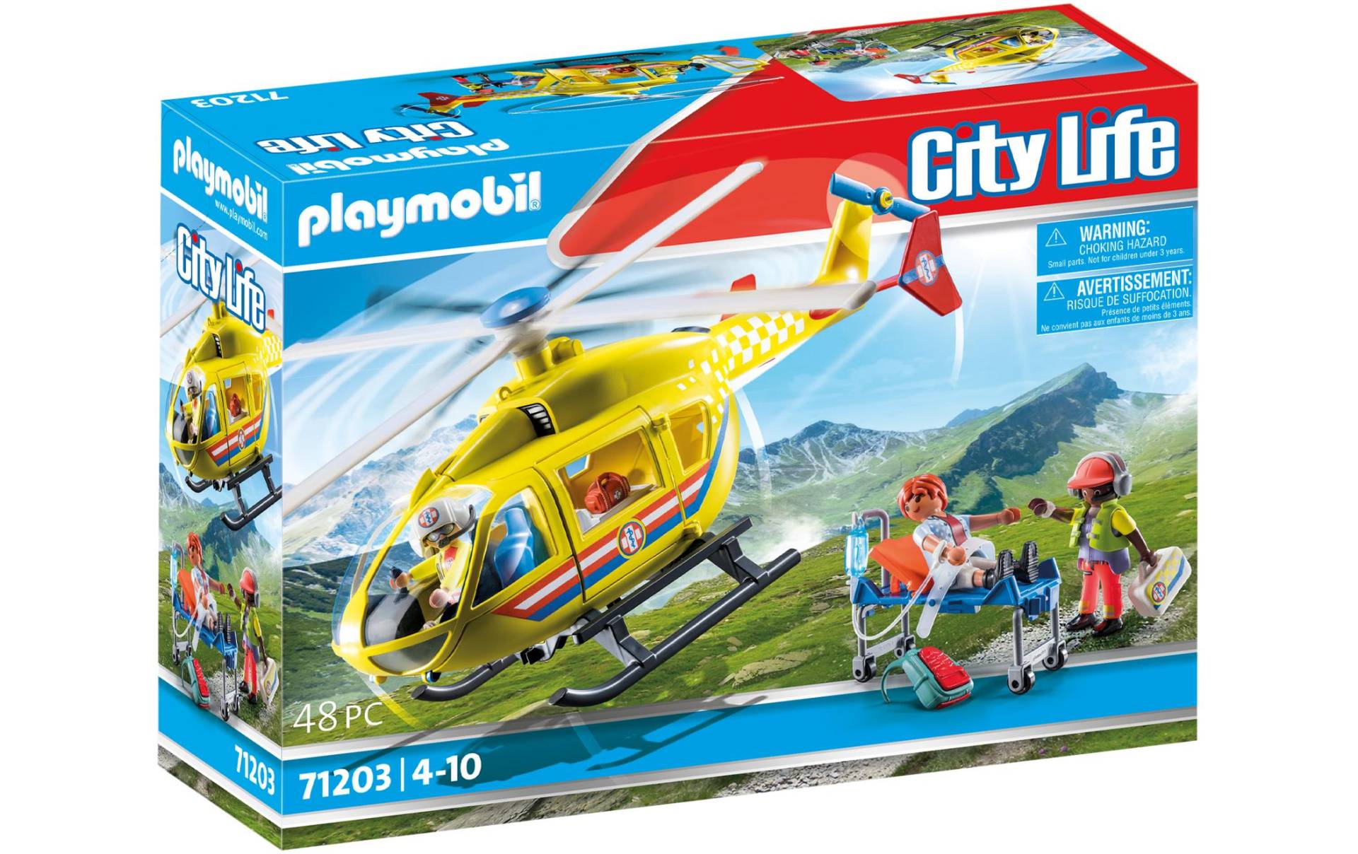 Playmobil® Spielbausteine »City Life Rettungshelikopter 71203«, (48 St.) von Playmobil®