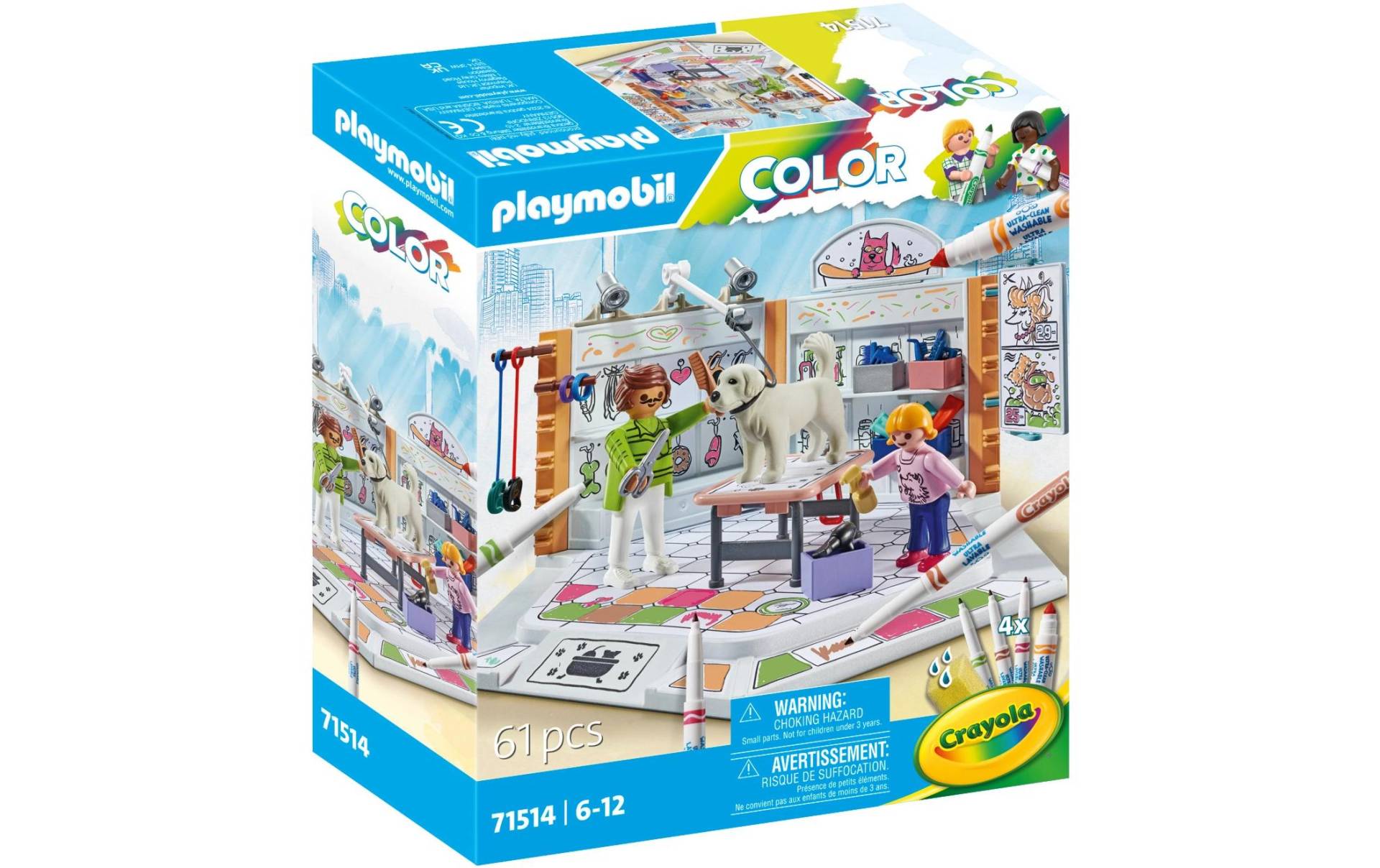 Playmobil® Spielbausteine »Color Hundesalon 71514«, (61 St.) von Playmobil®