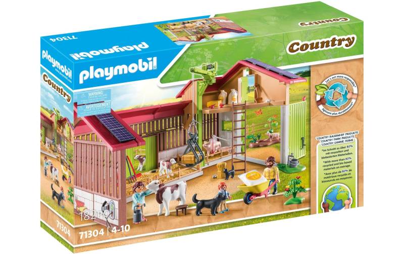 Playmobil® Spielbausteine »Country Grosser Bauernhof 71304«, (182 St.) von Playmobil®