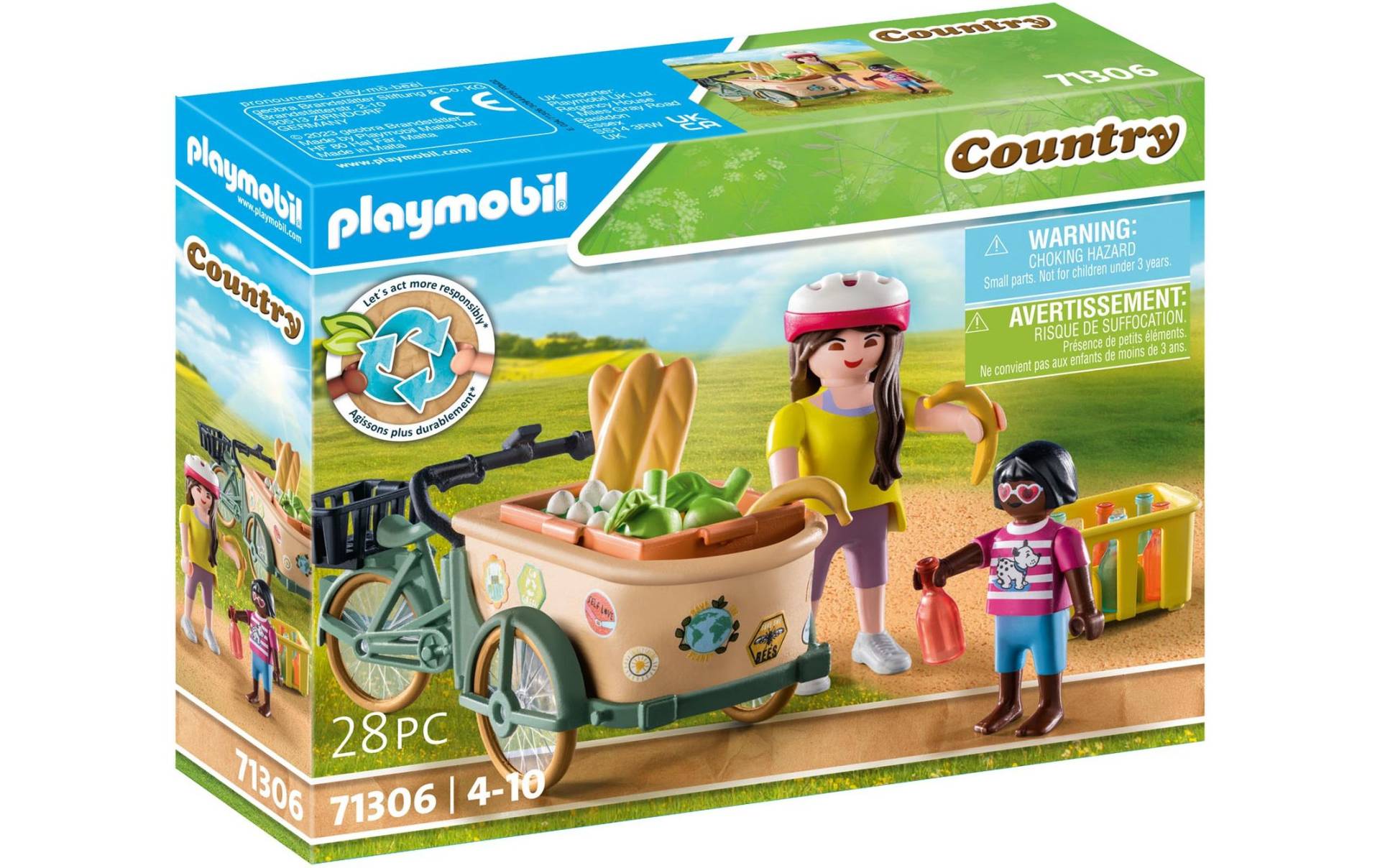 Playmobil® Spielbausteine »Country Lastenfahrrad 71306«, (28 St.) von Playmobil®