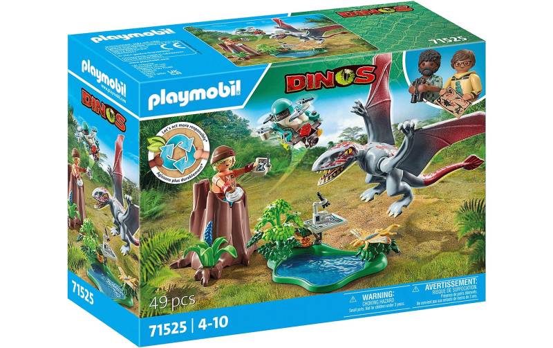 Playmobil® Spielbausteine »Dinos Beobachtungsstation für Dimorphodon 71525«, (49 St.) von Playmobil®