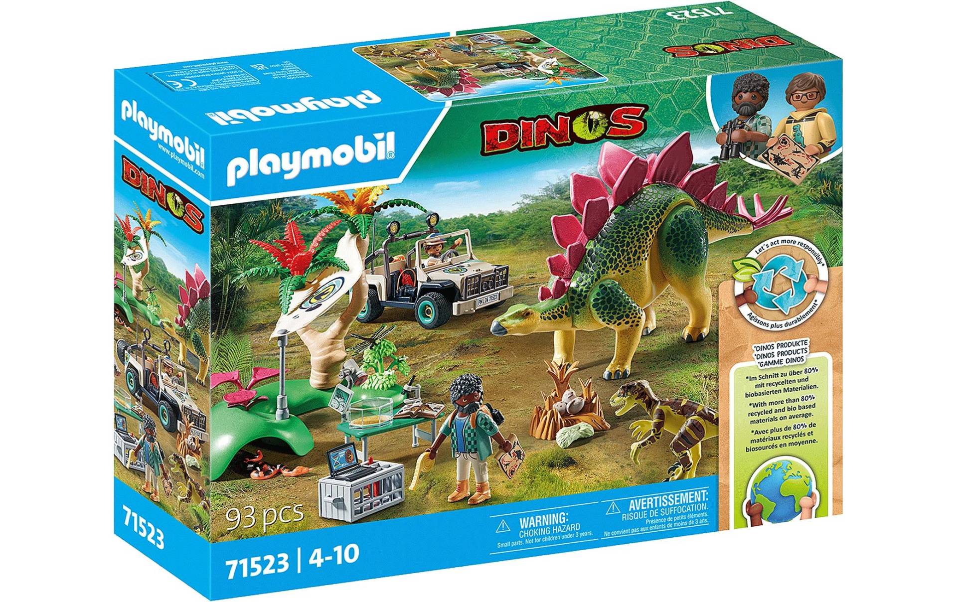 Playmobil® Spielbausteine »Dinos Forschungscamp mit Dinos 71523«, (93 St.) von Playmobil®