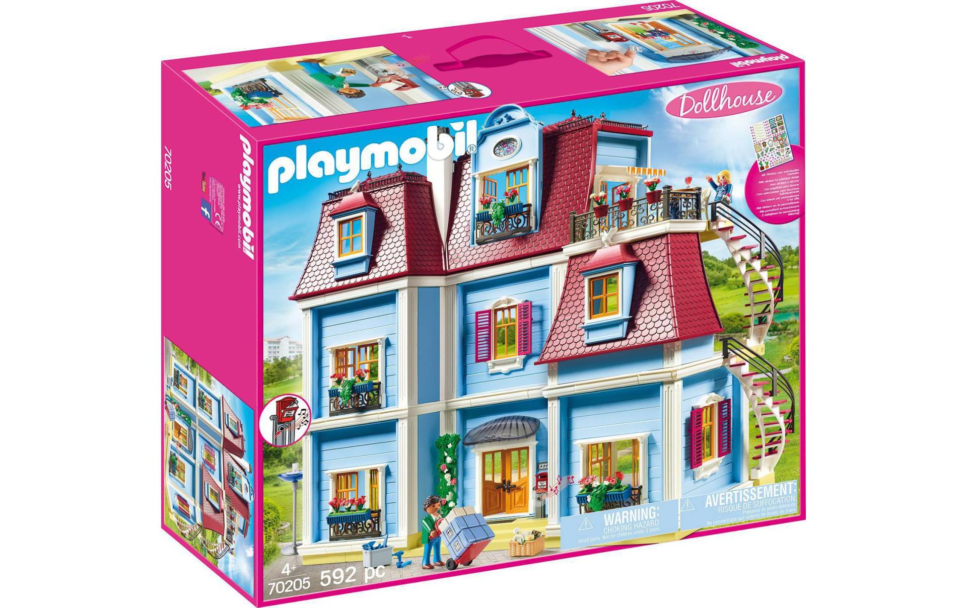 Playmobil® Spielbausteine »Dollhouse Mein Grosses Puppenhaus 70205«, (592 St.) von Playmobil®