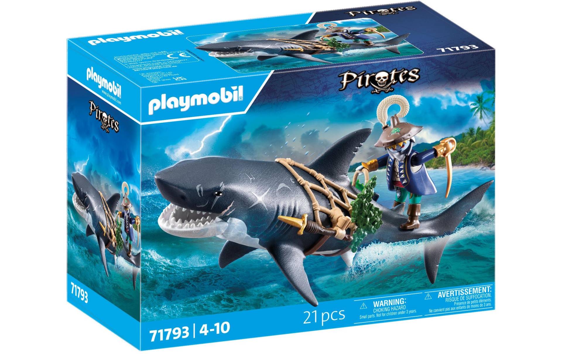 Playmobil® Spielbausteine »Gefahr durch Riesenhai 71793«, (21 St.) von Playmobil®