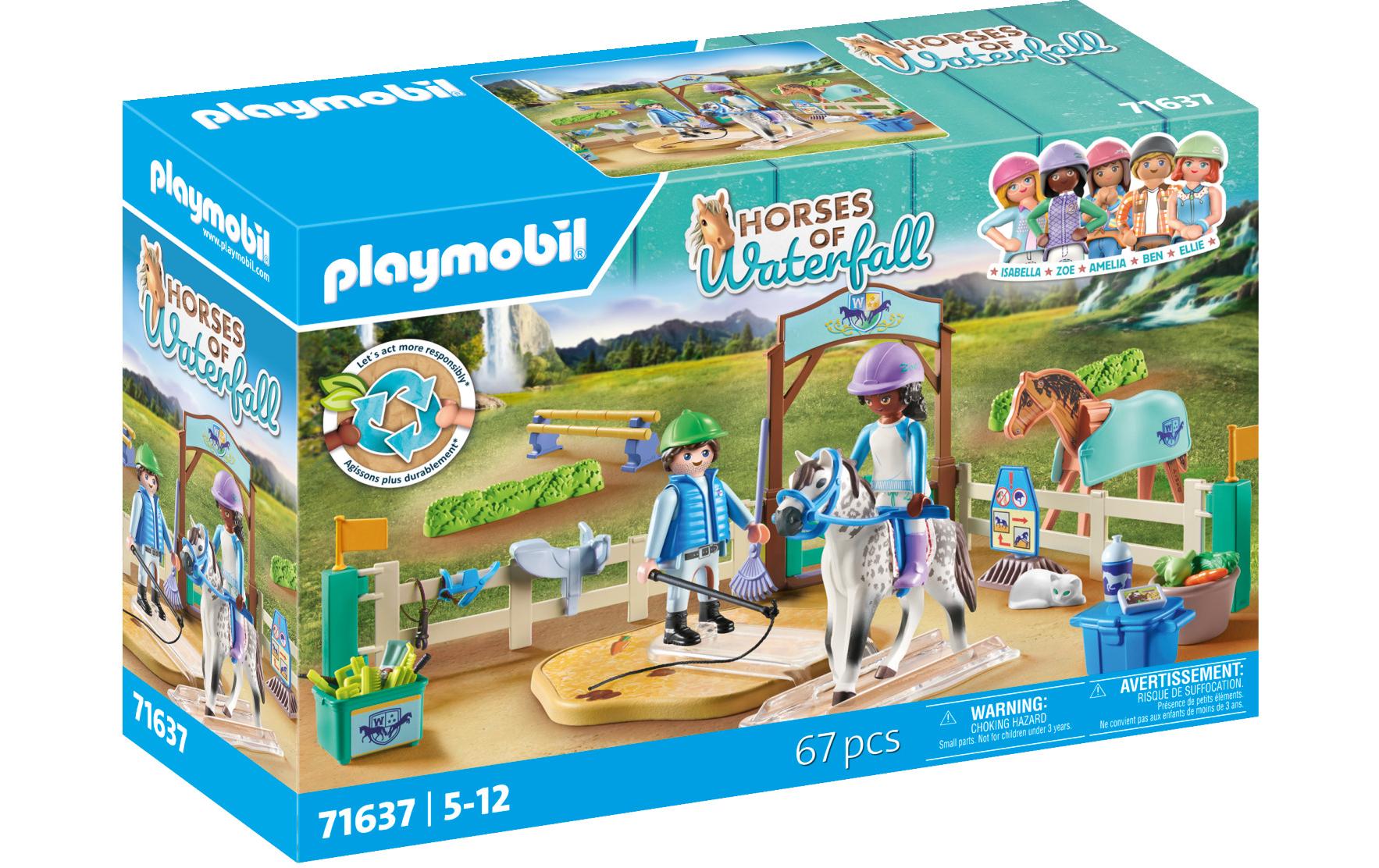 Playmobil® Spielbausteine »Horses of Waterfall Moderne Reitschule 71637«, (67 St.) von Playmobil®