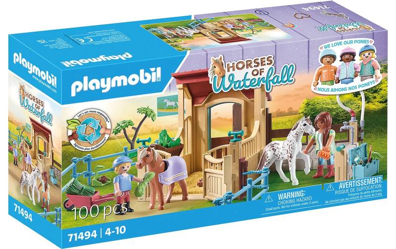 Playmobil® Spielbausteine »Horses of Waterfall Reitstall 71494«, (100 St.) von Playmobil®