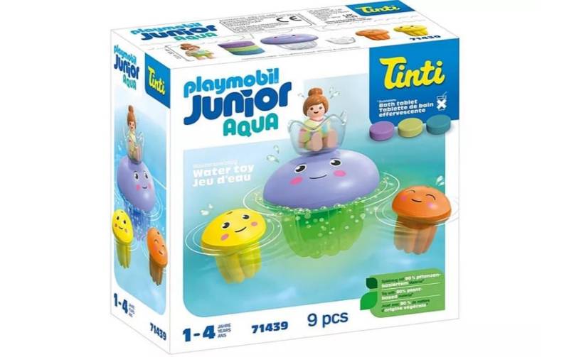 Playmobil® Spielbausteine »Junior Aqua & Tinti: Bunte Quallenfamilie 71439«, (9 St.) von Playmobil®