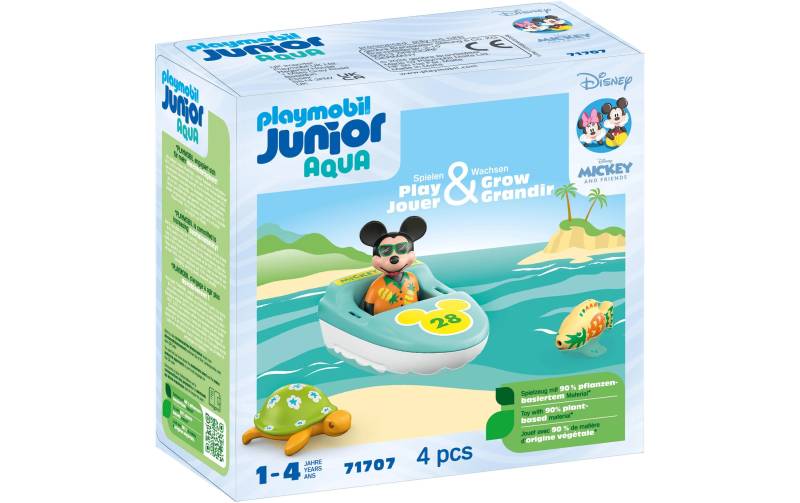 Playmobil® Spielbausteine »Junior Disney: Micky Maus Bootstour 71707«, (4 St.) von Playmobil®