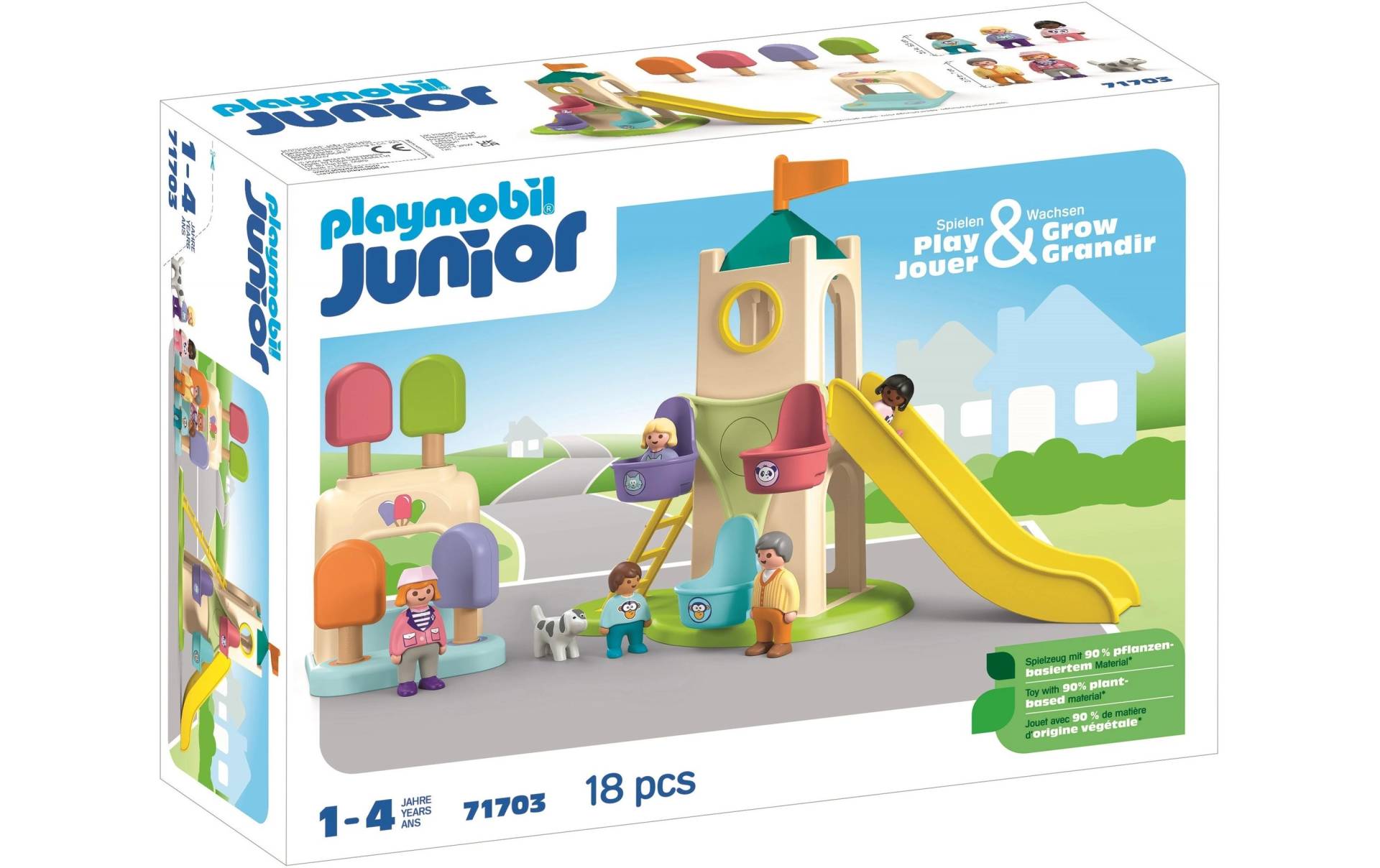 Playmobil® Spielbausteine »Junior Erlebnisturm mit Eisstand 71703«, (18 St.) von Playmobil®