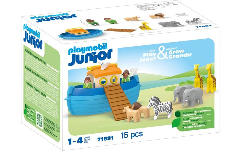 Playmobil® Spielbausteine »Junior Meine Mitnehm-Arche Noah 71681«, (15 St.) von Playmobil®