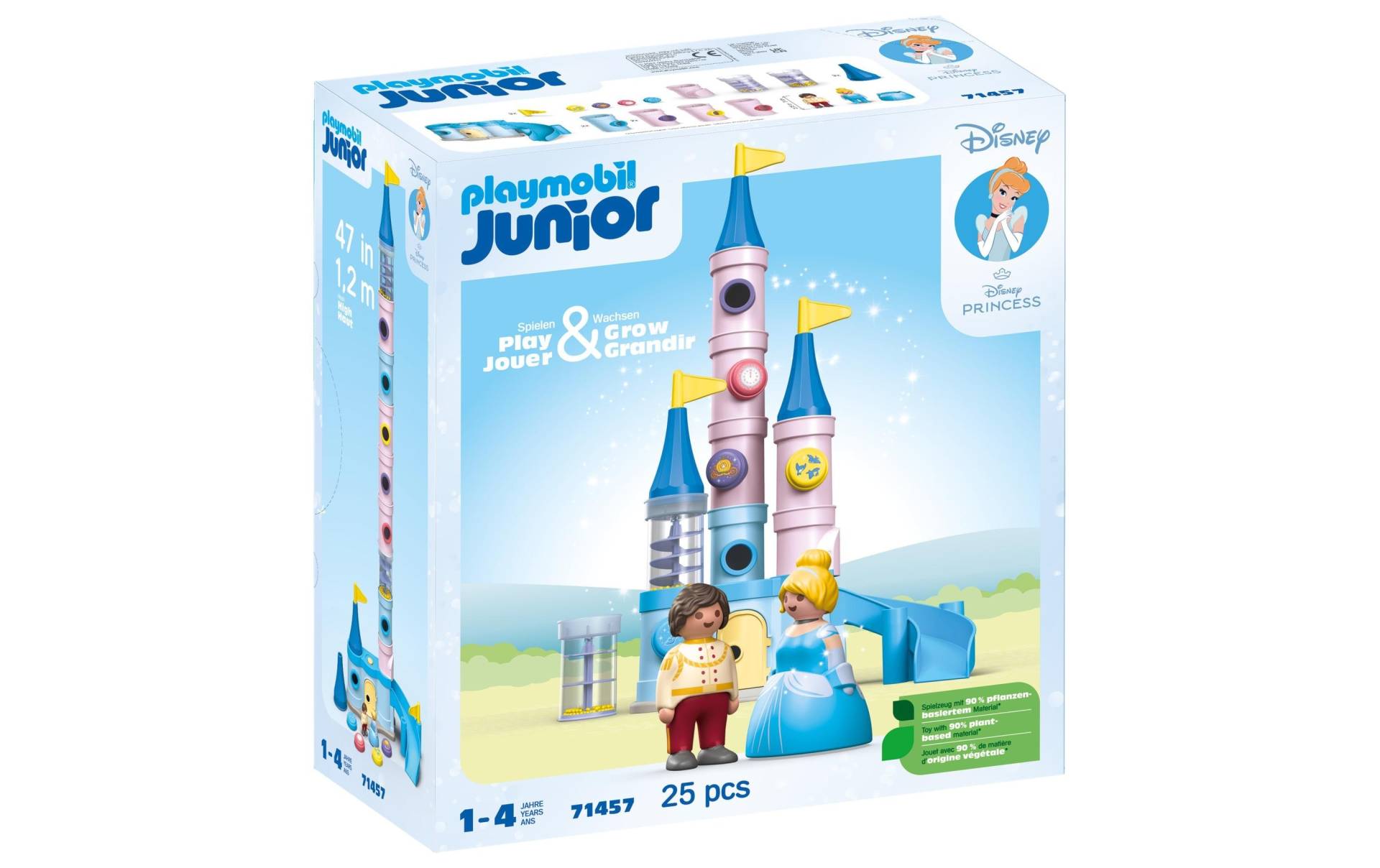 Playmobil® Spielbausteine »Junior & Disney: Cinderellas Schloss 71457«, (25 St.) von Playmobil®