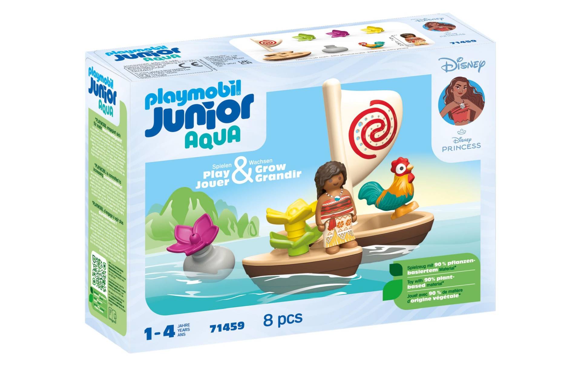 Playmobil® Spielbausteine »Junior & Disney: Vaiana Katamaran 71459«, (8 St.) von Playmobil®