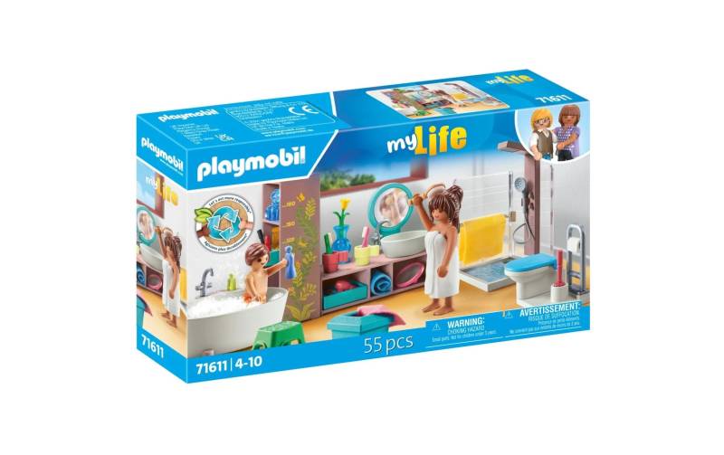 Playmobil® Spielbausteine »My Life Badezimmer 71611«, (55 St.) von Playmobil®