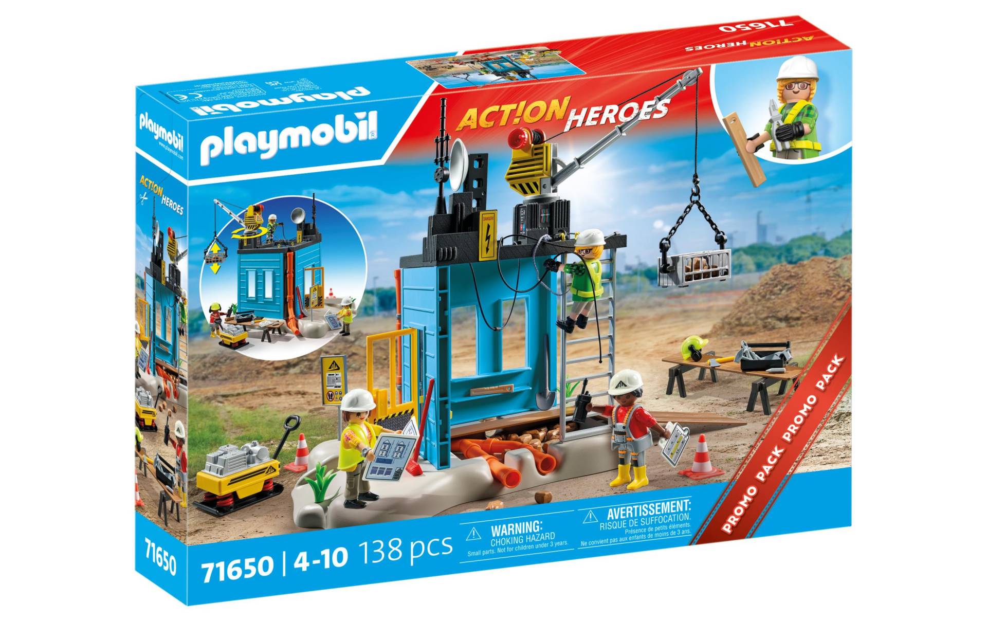 Playmobil® Spielbausteine »My Life Baustelle 71650«, (138 St.) von Playmobil®