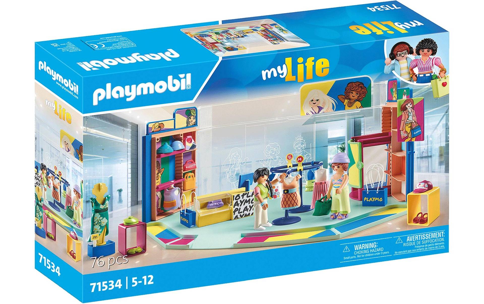 Playmobil® Spielbausteine »My Life Fashion store 71534«, (76 St.) von Playmobil®