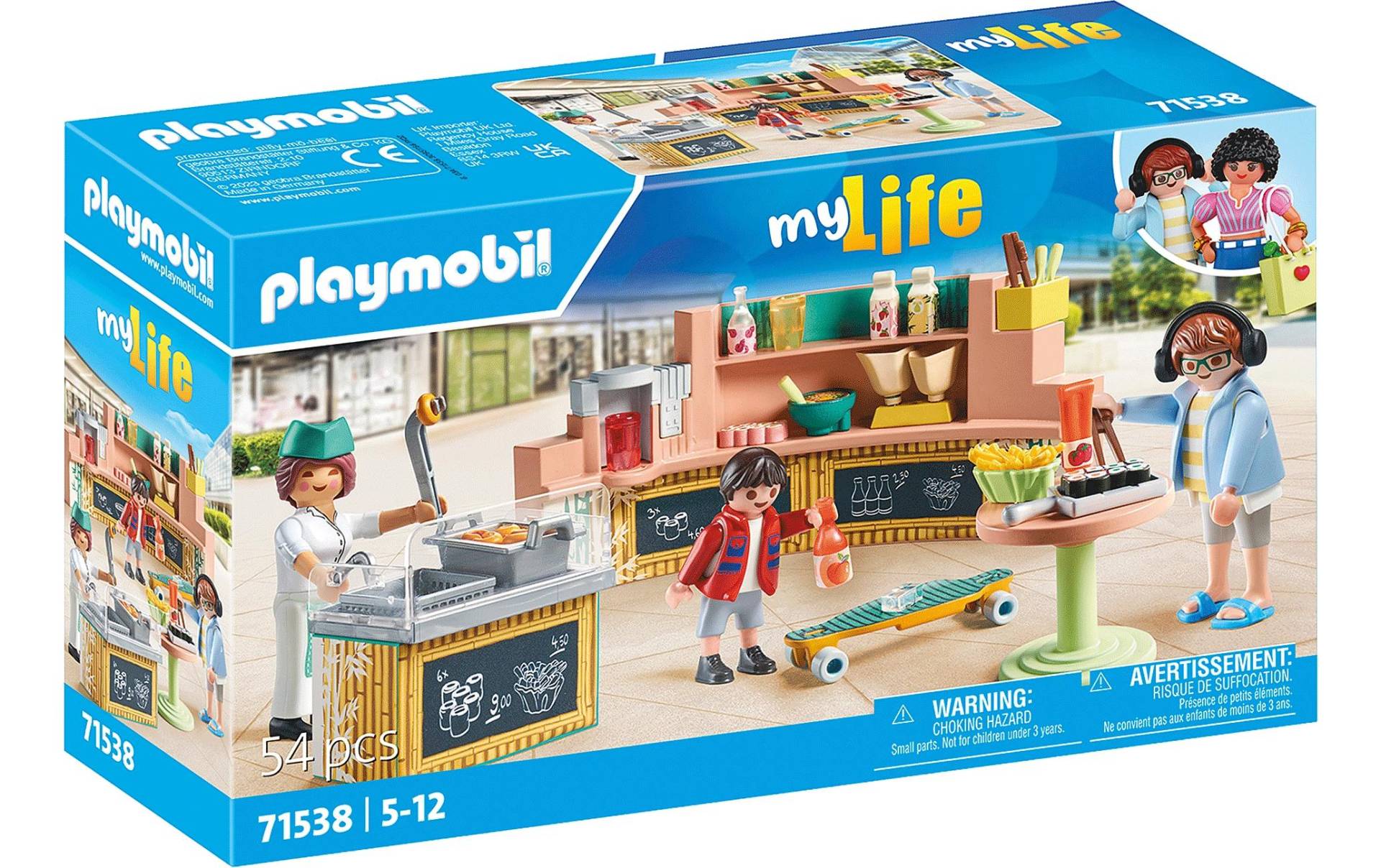 Playmobil® Spielbausteine »My Life Food Lounge 71538«, (54 St.) von Playmobil®