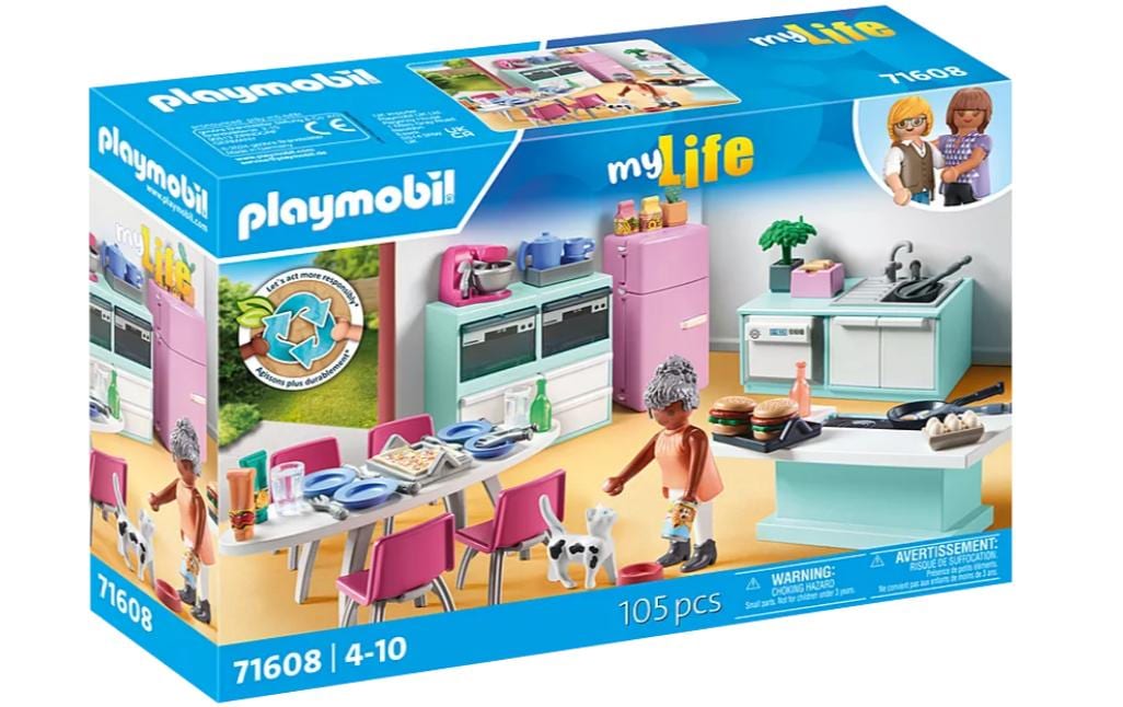 Playmobil® Spielbausteine »My Life Küche mit Essplatz 71608«, (105 St.) von Playmobil®